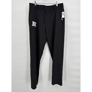 Izod Golf Pants‎ Mens 32x32 Black SwingFlex CoolFx Straight Leg Performance New